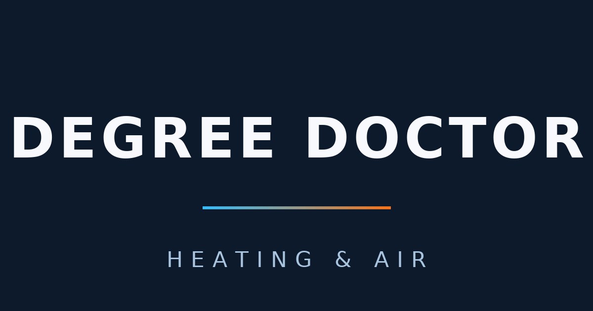 Degree Doctor Heating & Air website concept preview