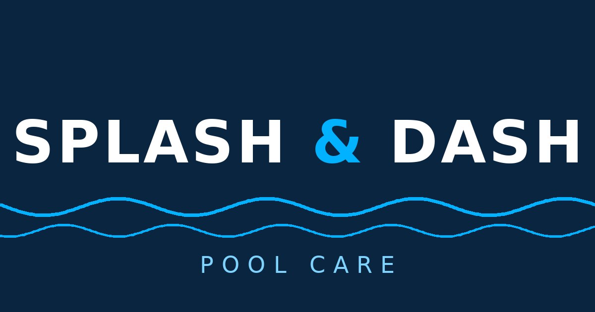 Splash & Dash Pool Care website concept preview